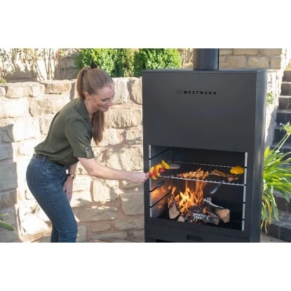Westmann Grill Und Gartenkamin Schwarz â Bild 6