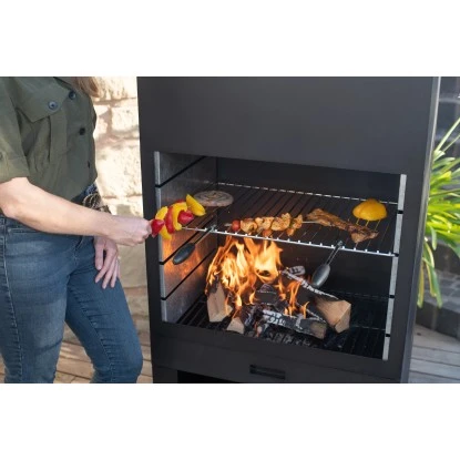Westmann Grill Und Gartenkamin Schwarz â Bild 5