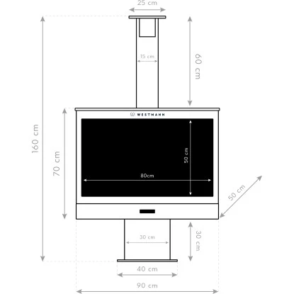 Westmann Grill Und Kaminofen Rost â Bild 2