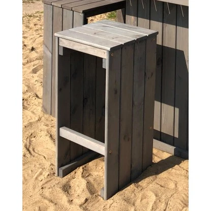 Promadino Barlounge Grömitz Hocker, Grau – Bild 2