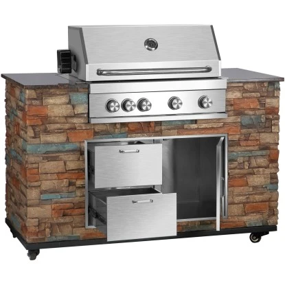 El Fuego Gasgrillküche AY 3000 Built-In Ca.147 Cm X 130 Cm X 68 Cm – Bild 5