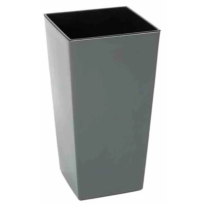 Siena Garden Pflanzgefäß Modern Lyon Anthrazit 35x35x68,0 Cm