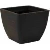 Siena Garden Pflanzgefäß Triest Anthrazit 27x27x23 Cm
