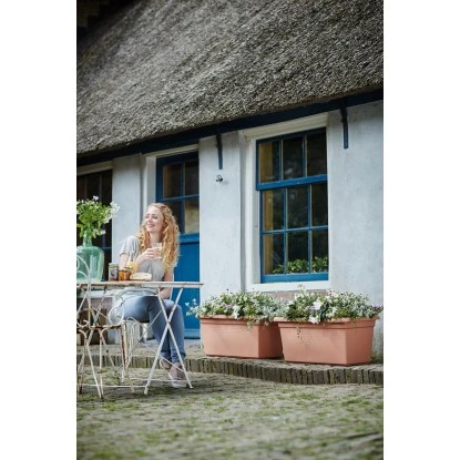 Elho Übertopf Green Basics Eckig 34,5 Cm X 77 Cm Mild Terra – Bild 3