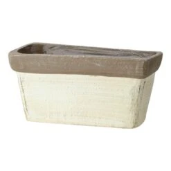 Pflanztopf Rechteckig 15 Cm X 30 Cm Creme