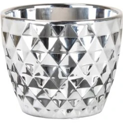 Scheurich Übertopf 832 Ø 16 Cm X 13 Cm Mirror Silver
