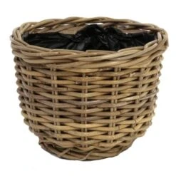 Übertopf Kobo Korbrohr Ø 33 Cm Grau