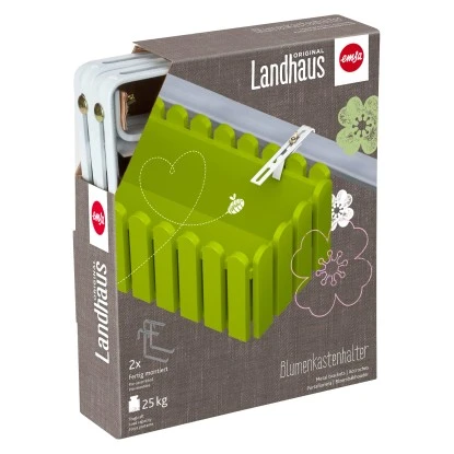 Emsa Poétic Blumenkasten Landhaus 75 Cm X 20 Cm X 16 Cm Grün – Bild 2