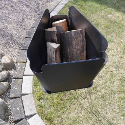 VASNER Merive M2 Feuerkorb Mittelhoch Abgerundet Schwarz – Bild 6